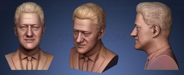 3D model Bill Clinton (STL)